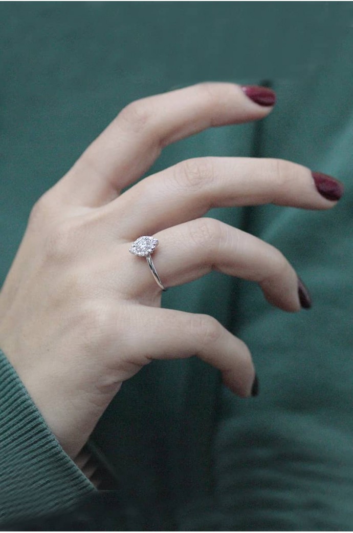 Tektaş Pırlanta Yüzük 0,52 Karat