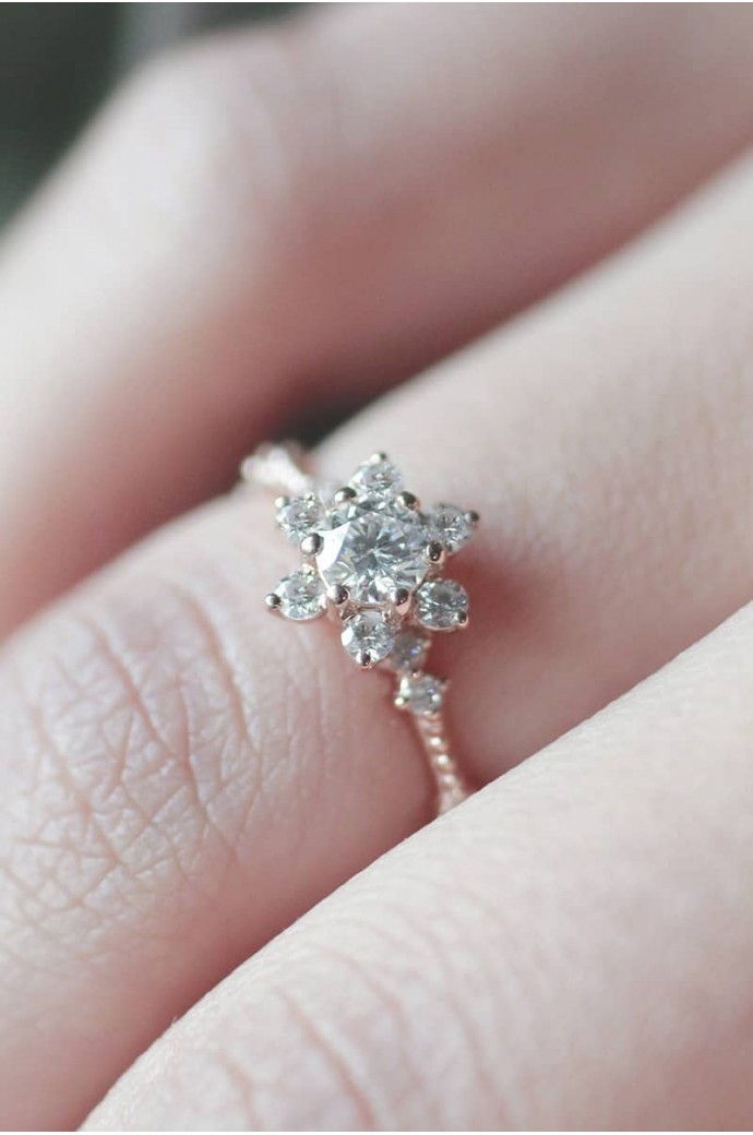 Tektaş Pırlanta Yüzük 0,50 Karat