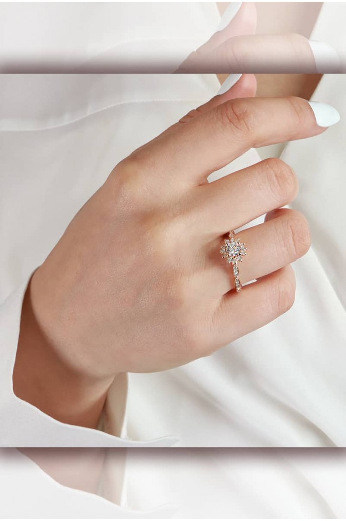 Tektaş Pırlanta Yüzük 0,65 Karat