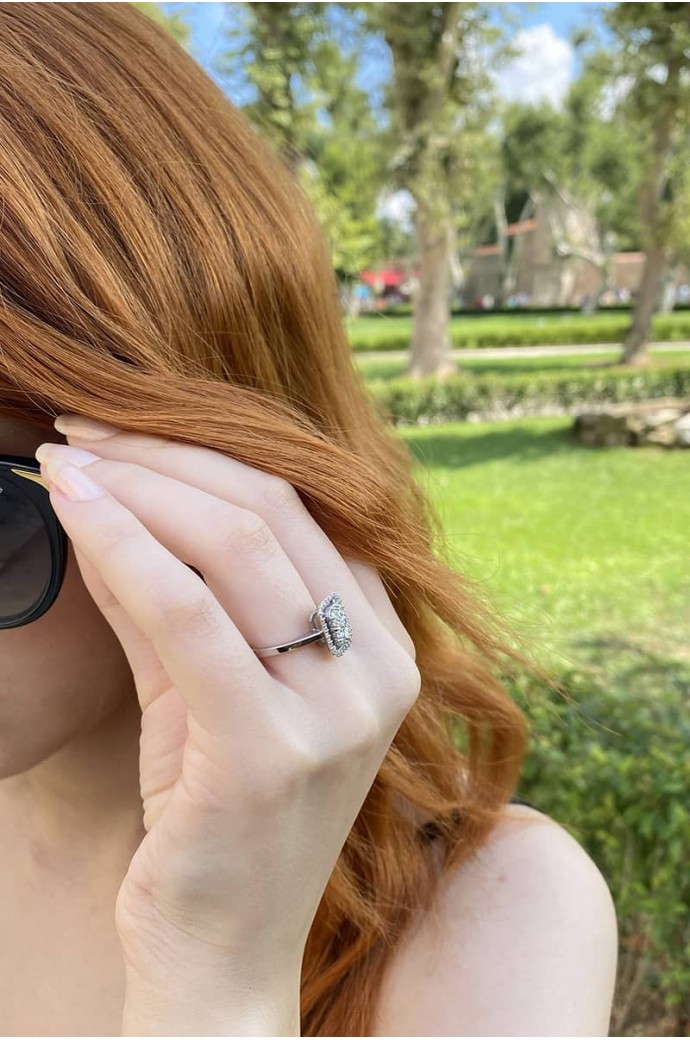 Fantazi Pırlanta Yüzük 0,50 Karat