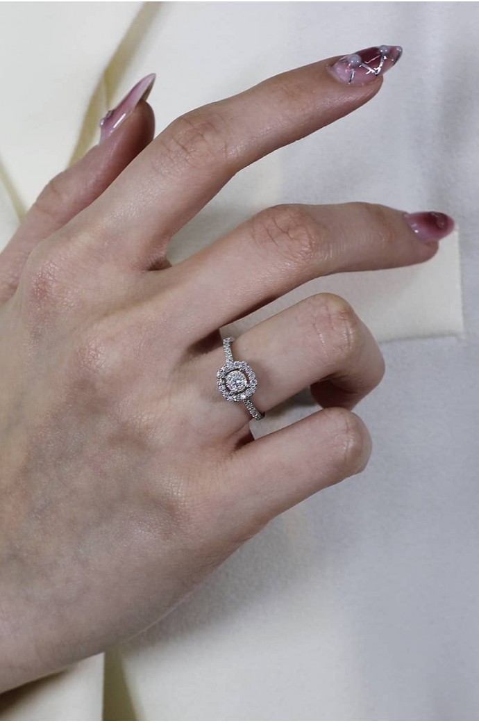 Fantazi Pırlanta Yüzük 0,37 Karat