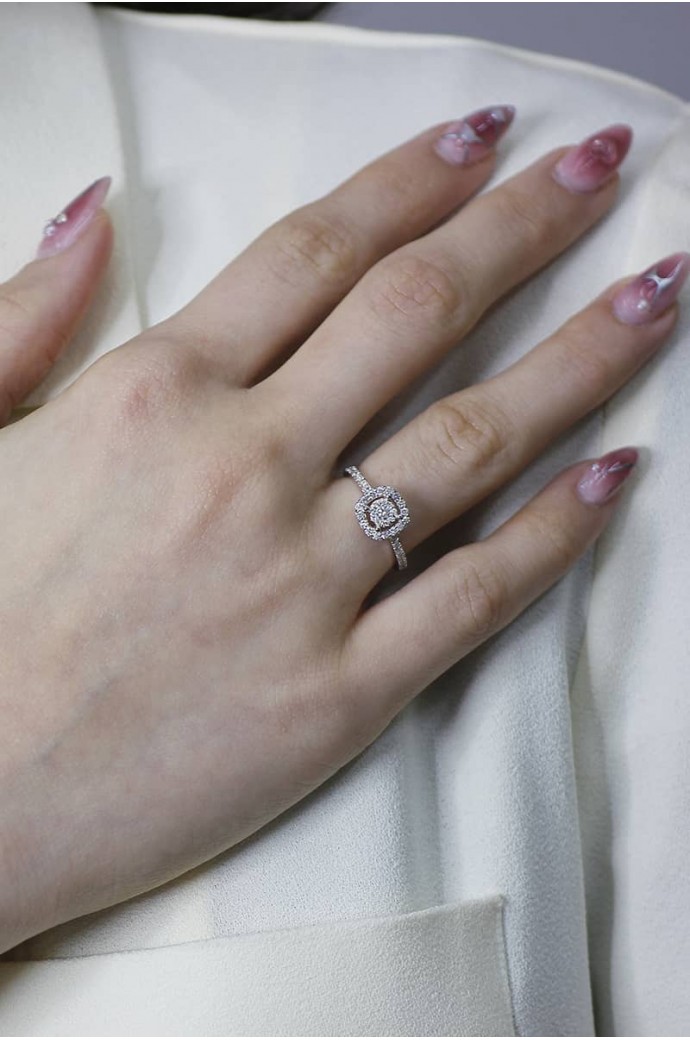 Fantazi Pırlanta Yüzük 0,37 Karat