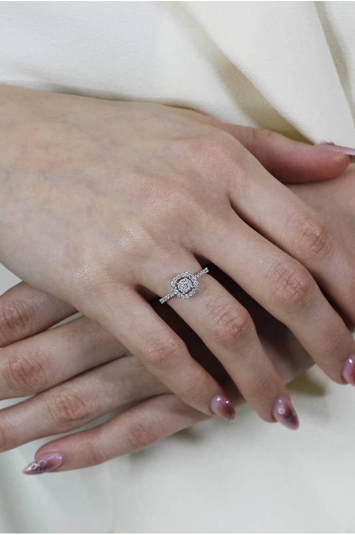 Fantazi Pırlanta Yüzük 0,37 Karat