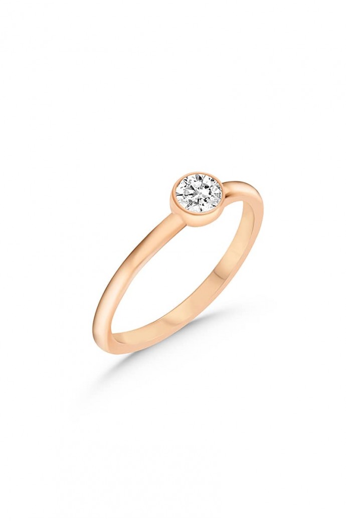 İkiz Pırlanta Yüzük 0,38 Karat 