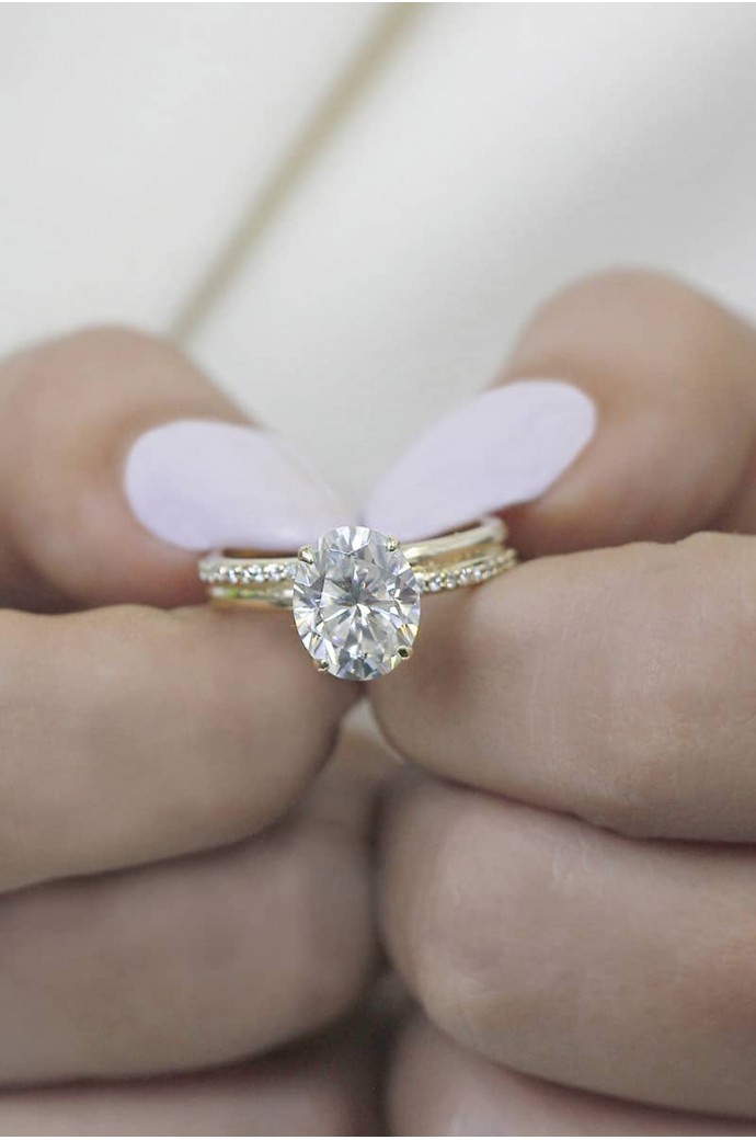 Mazonite Taşlı Pırlantalı Yüzük 2,10 Karat 