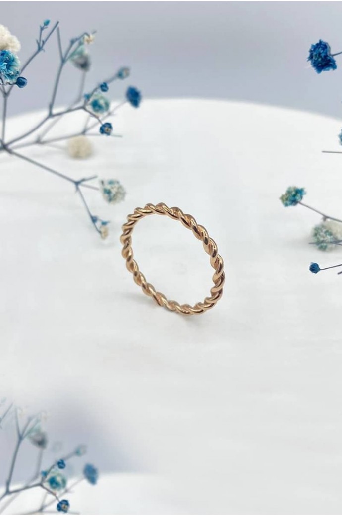 Günlük Minimal Rose Altın Alyans