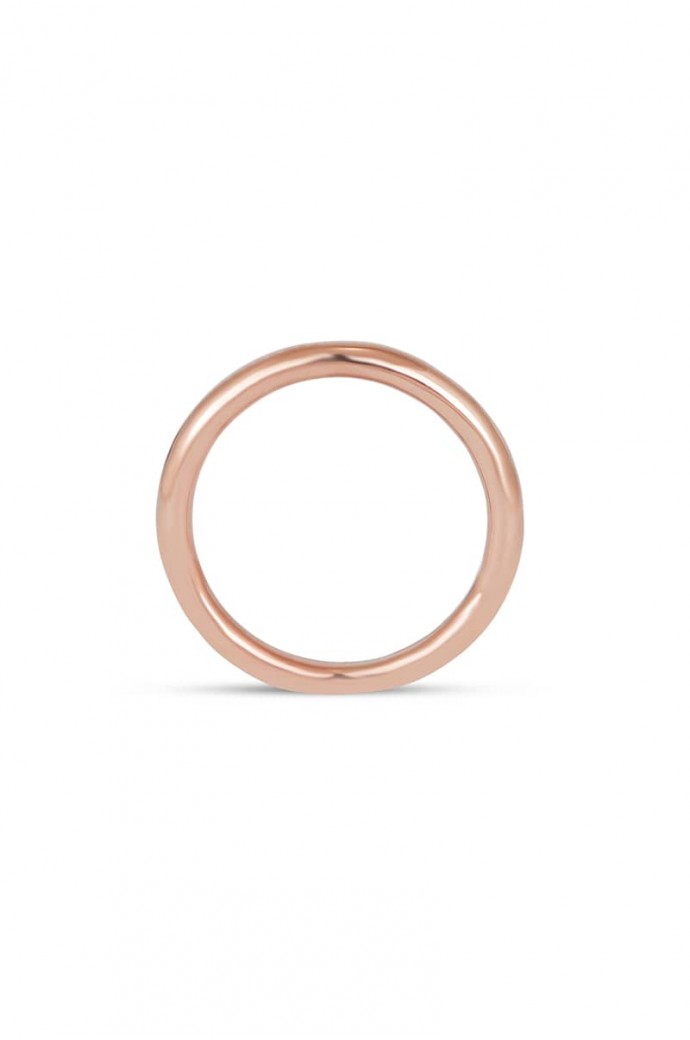 Günlük Minimal Rose Altın Alyans