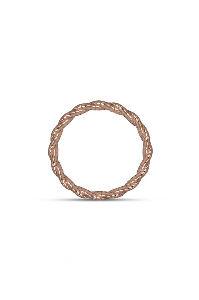 Günlük Minimal Rose Altın Alyans