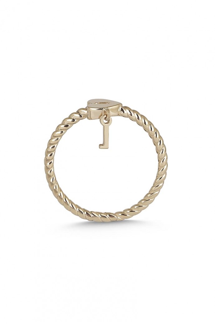 Günlük Minimal Rose Altın Yüzük