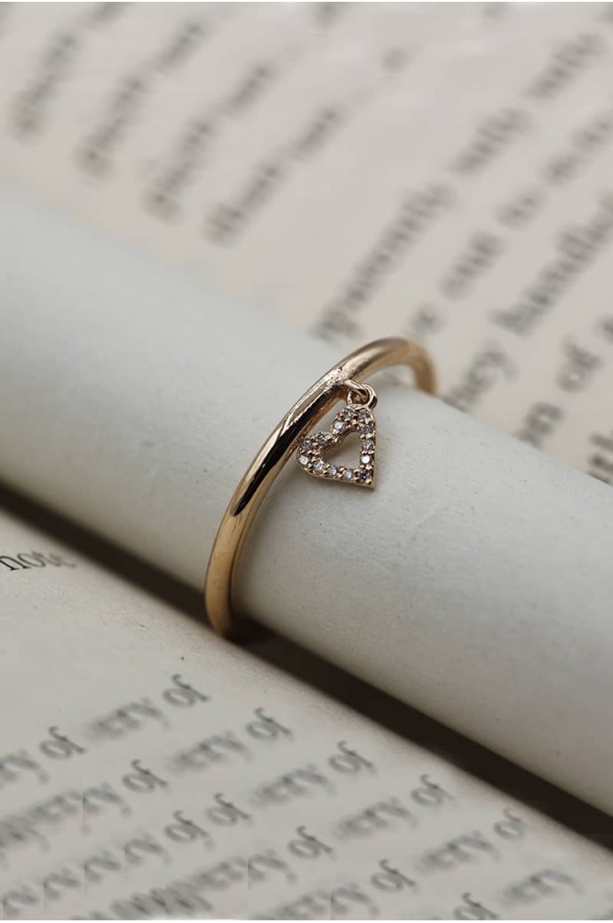 Günlük Minimal Pırlanta Yüzük 0,03 Karat 