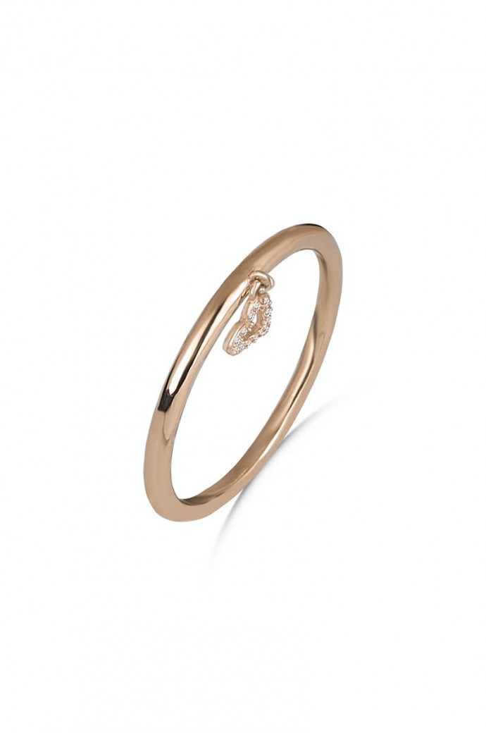 Günlük Minimal Pırlanta Yüzük 0,03 Karat 