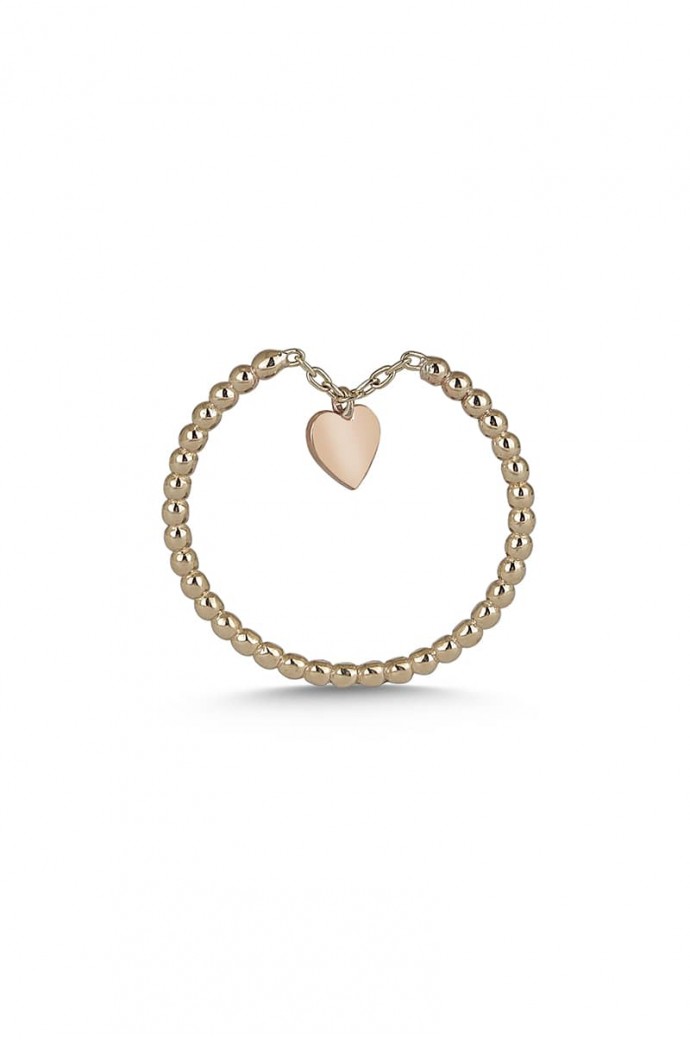 Günlük Minimal Rose Altın Yüzük