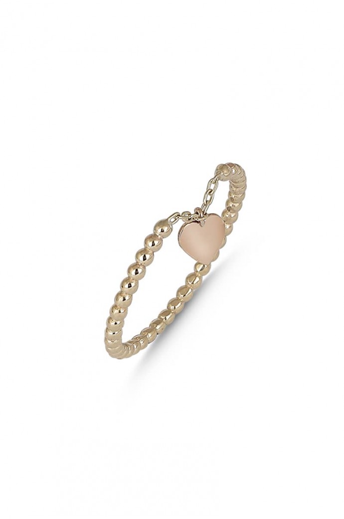Günlük Minimal Rose Altın Yüzük