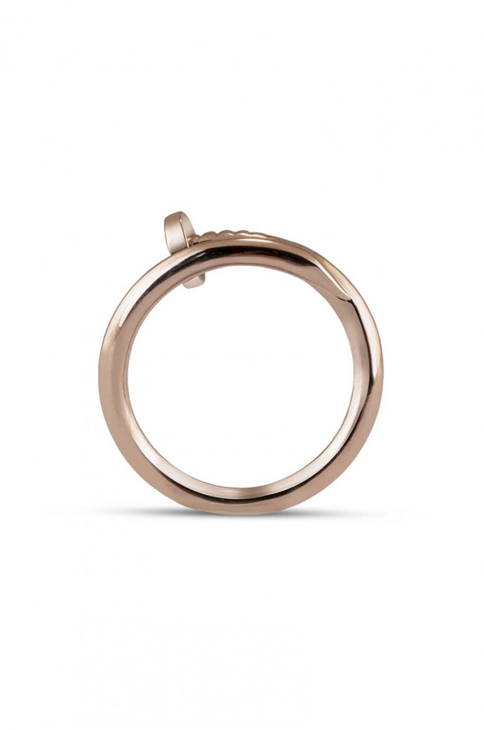 Günlük Minimal Rose Altın Yüzük