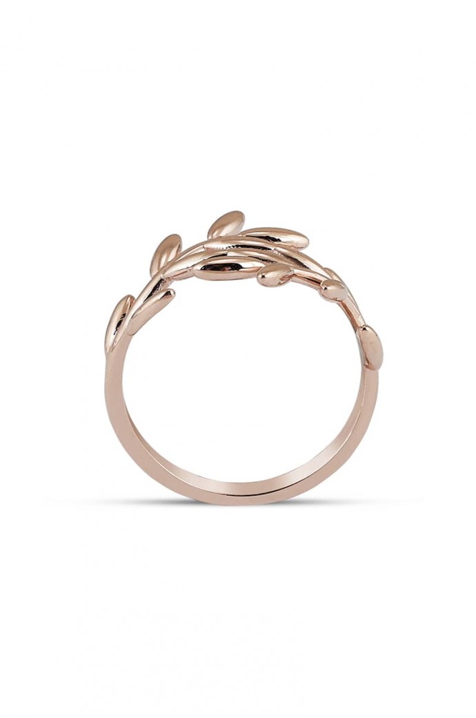 Günlük Minimal Rose Altın Yüzük