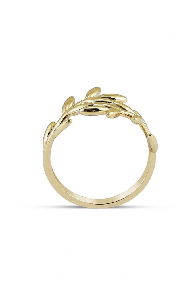 Günlük Minimal Rose Altın Yüzük