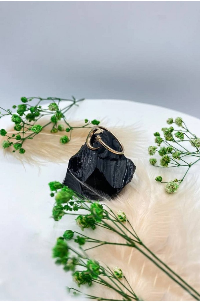 Günlük Minimal Rose Altın Yüzük