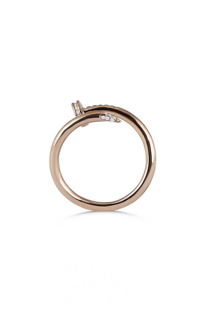 Günlük Minimal Pırlanta Yüzük 0,06 Karat 