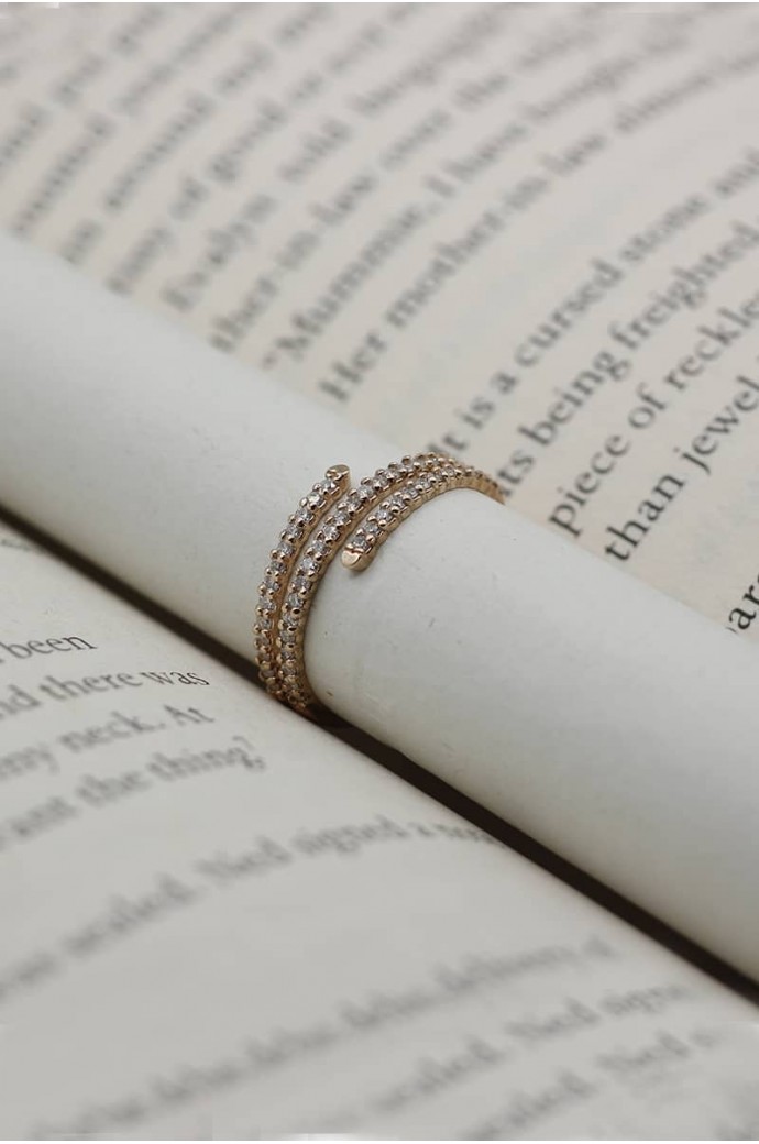 Günlük Minimal Pırlanta Yüzük 0,40 Karat 