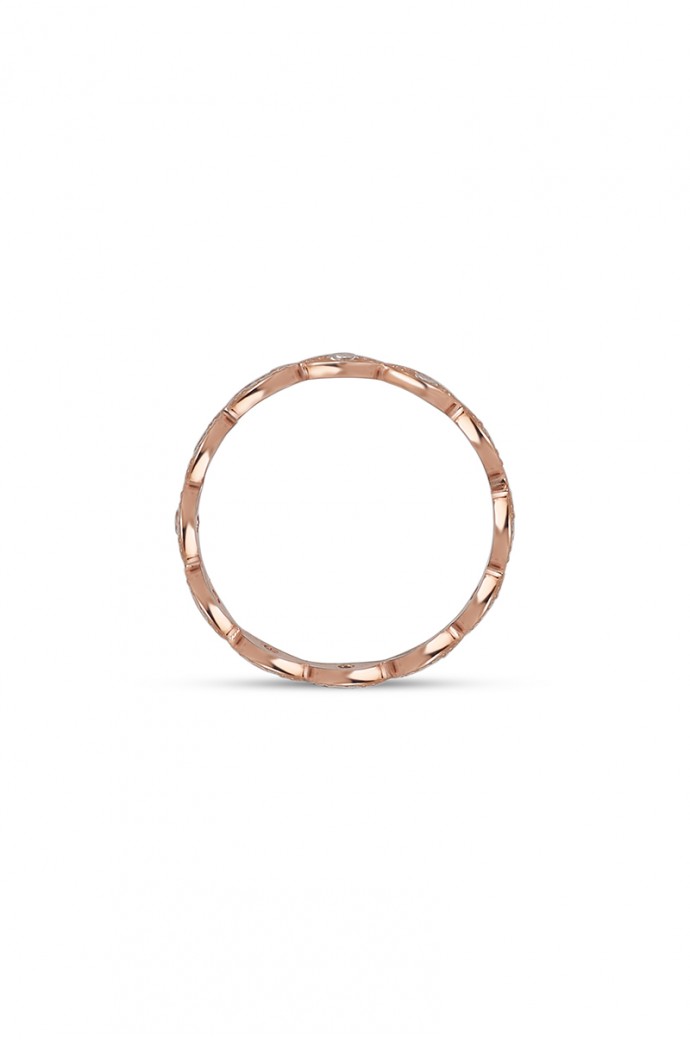 Günlük Minimal Pırlanta Tamtur Yüzük 0,31 Karat 