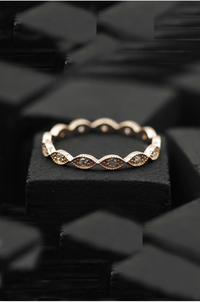 Günlük Minimal Pırlanta Tamtur Yüzük 0,31 Karat 