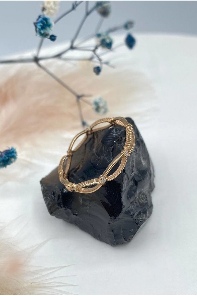 Günlük Minimal Pırlanta Tamtur Yüzük 0,06 Karat 