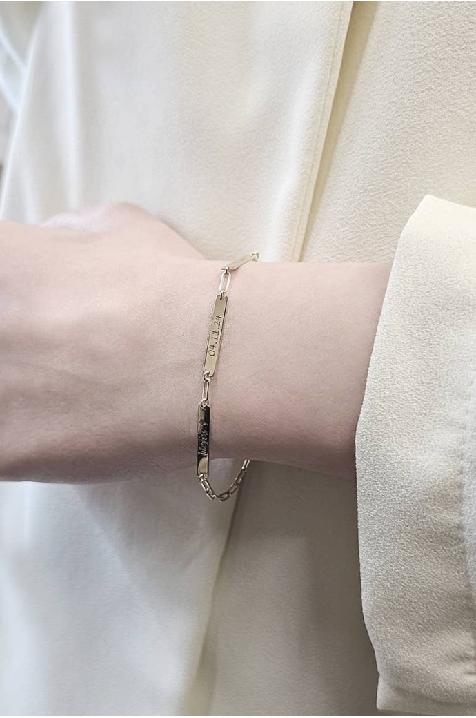 Özel Tasarım İsimli Altın Bileklik 