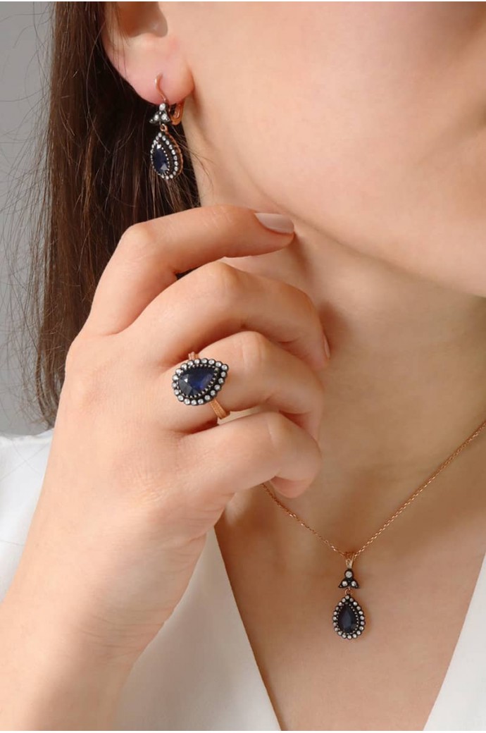 Safirli Elmas Mini Set 6,46 Karat