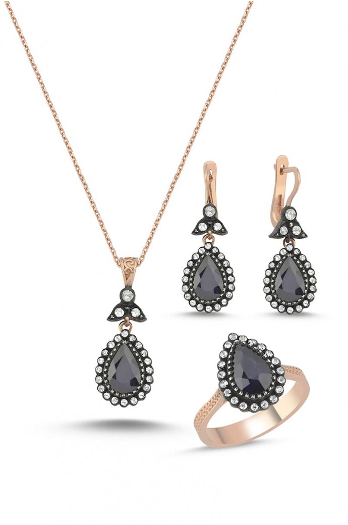 Safirli Elmas Mini Set 6,46 Karat