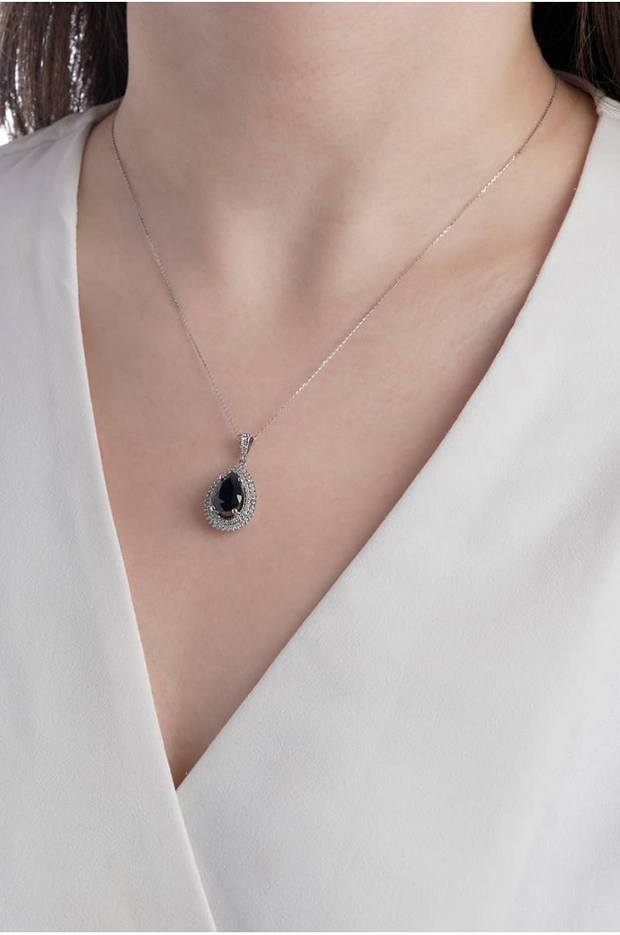 Safirli Pırlantalı Mini Set 12,64 Karat