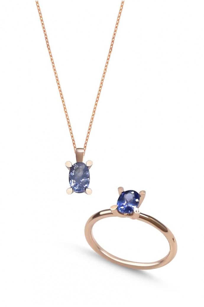 Safirli Mini Set 1,80 Karat
