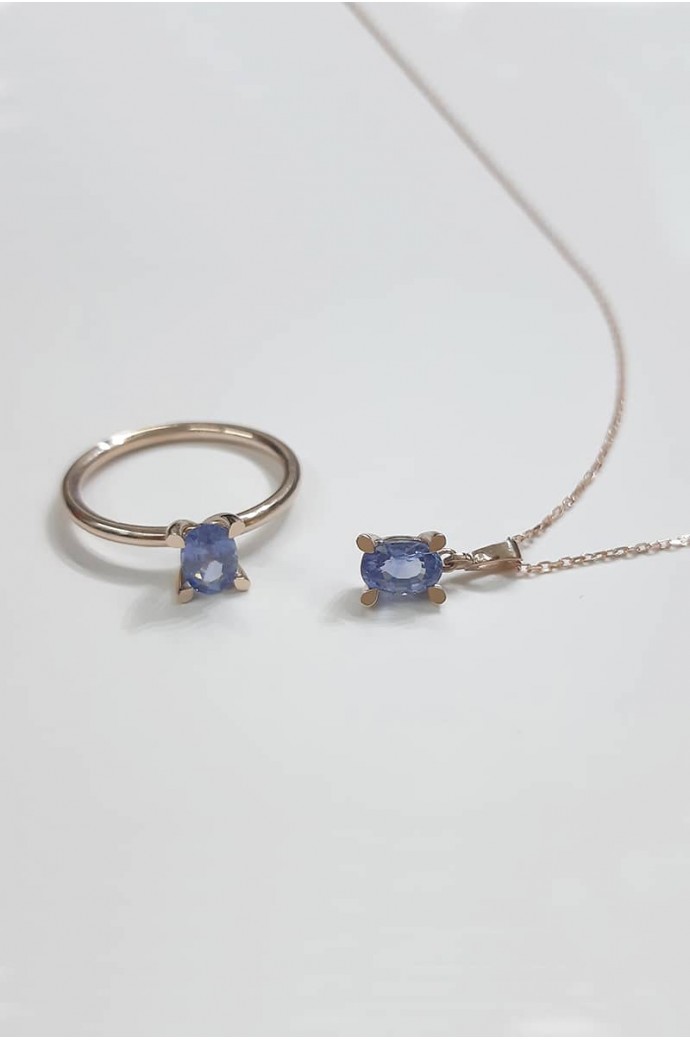 Safirli Mini Set 1,80 Karat