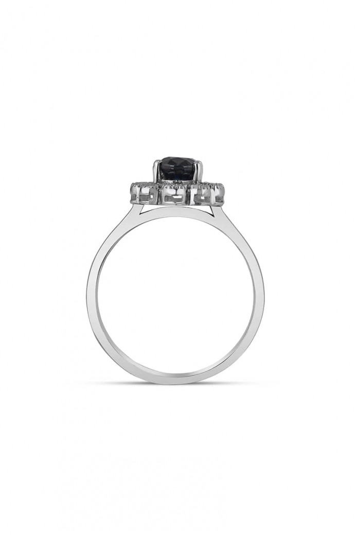 Safirli Pırlantalı Yüzük 1,51 Karat