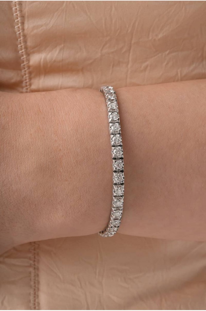 Suyolu Pırlanta Bileklik 4,00 Karat