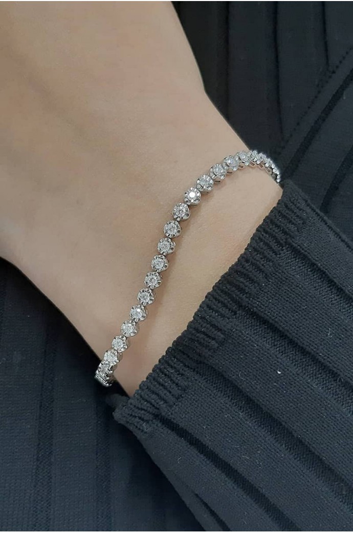 Suyolu Pırlanta Bileklik 3,10 Karat