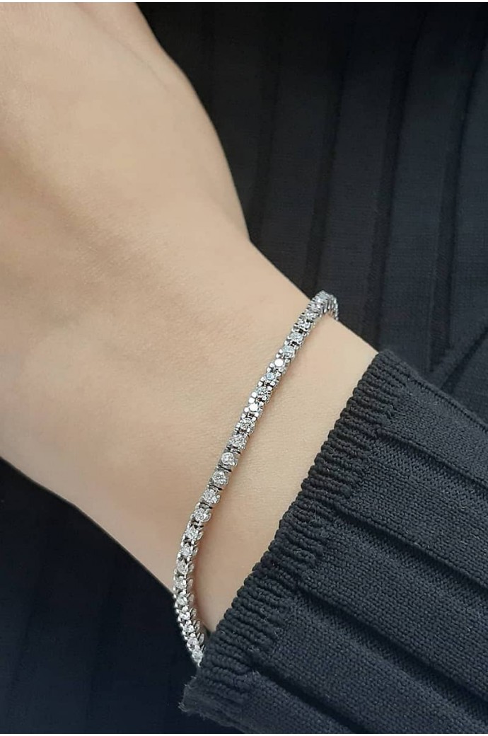 Suyolu Pırlanta Bileklik 2,40 Karat