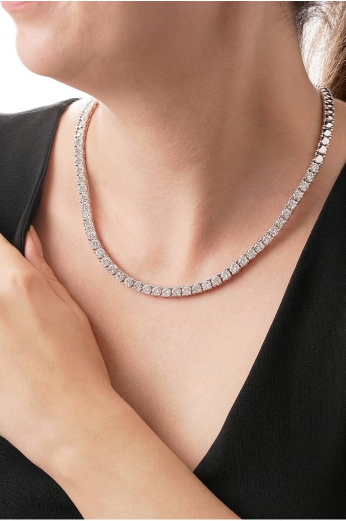 Suyolu Pırlanta Gerdanlık 20,24 Karat
