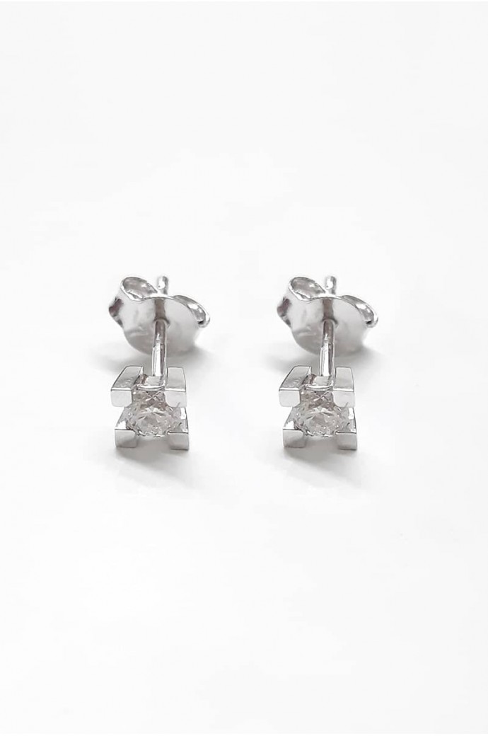 Tektaş Pırlanta Küpe 0,30 Karat