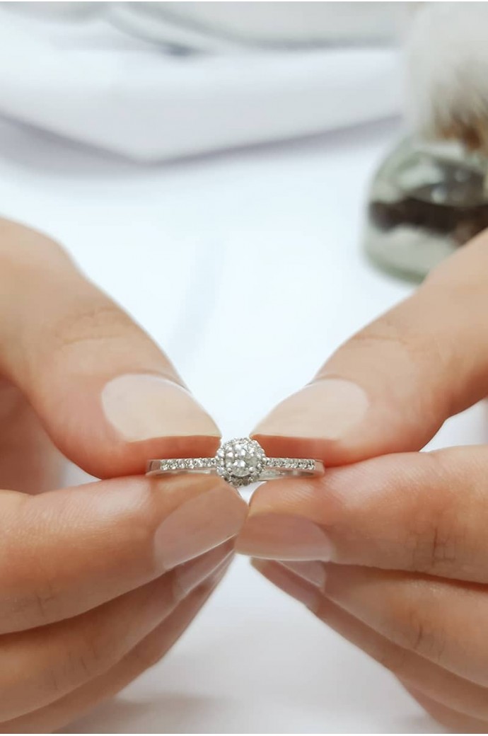 Tektaş Pırlanta Yüzük 0,25 Karat