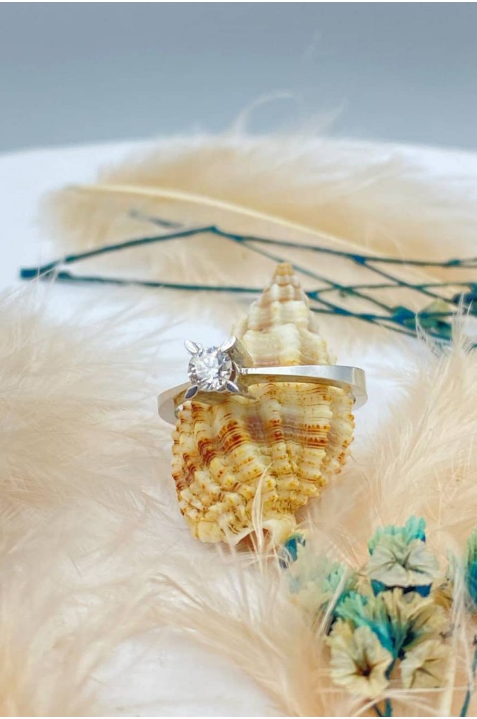 Tektaş Pırlanta Yüzük 0,26 Karat 