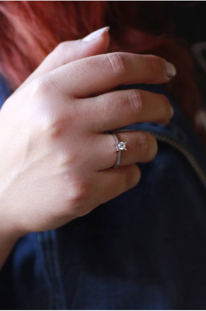 Tektaş Pırlanta Yüzük 0,26 Karat 