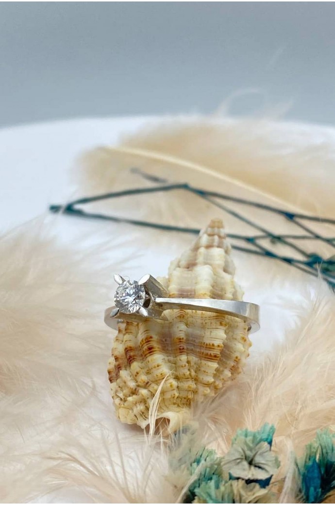 Tektaş Pırlanta Yüzük 0,26 Karat 