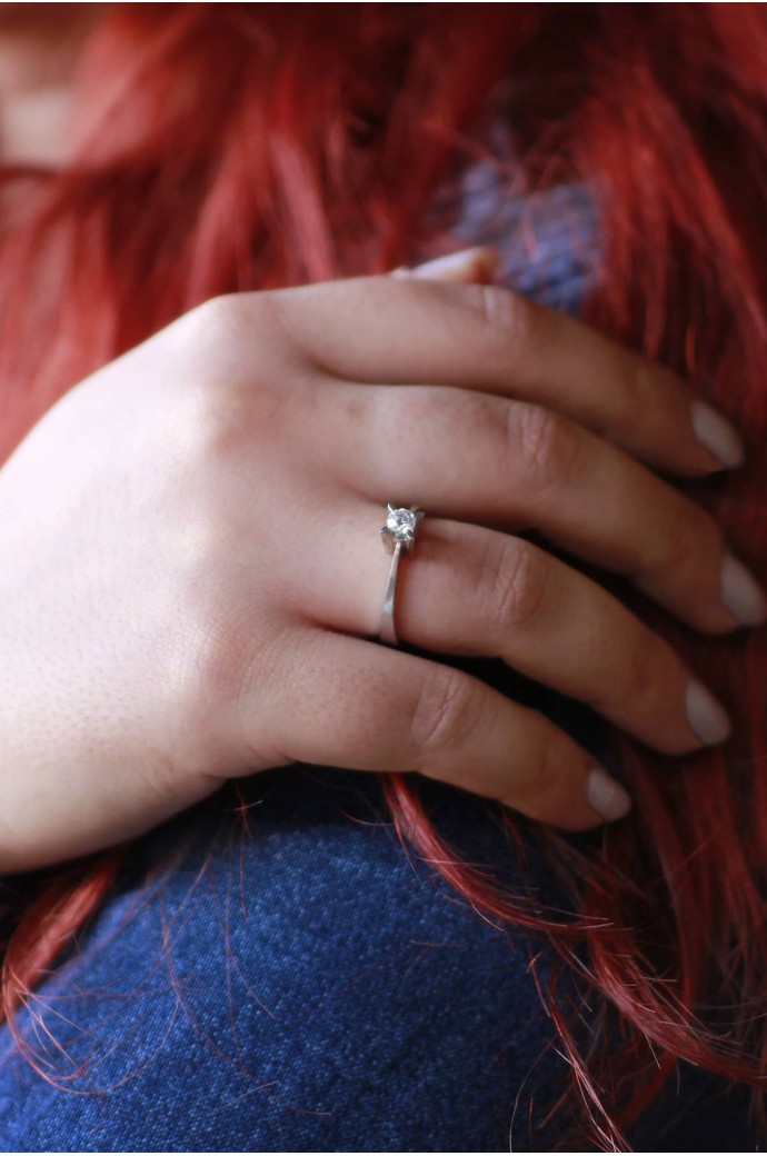 Tektaş Pırlanta Yüzük 0,26 Karat 