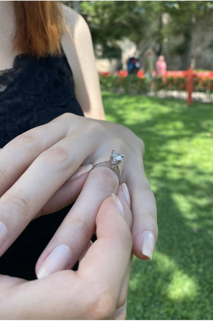 Tektaş Pırlanta Yüzük 0,29 Karat 