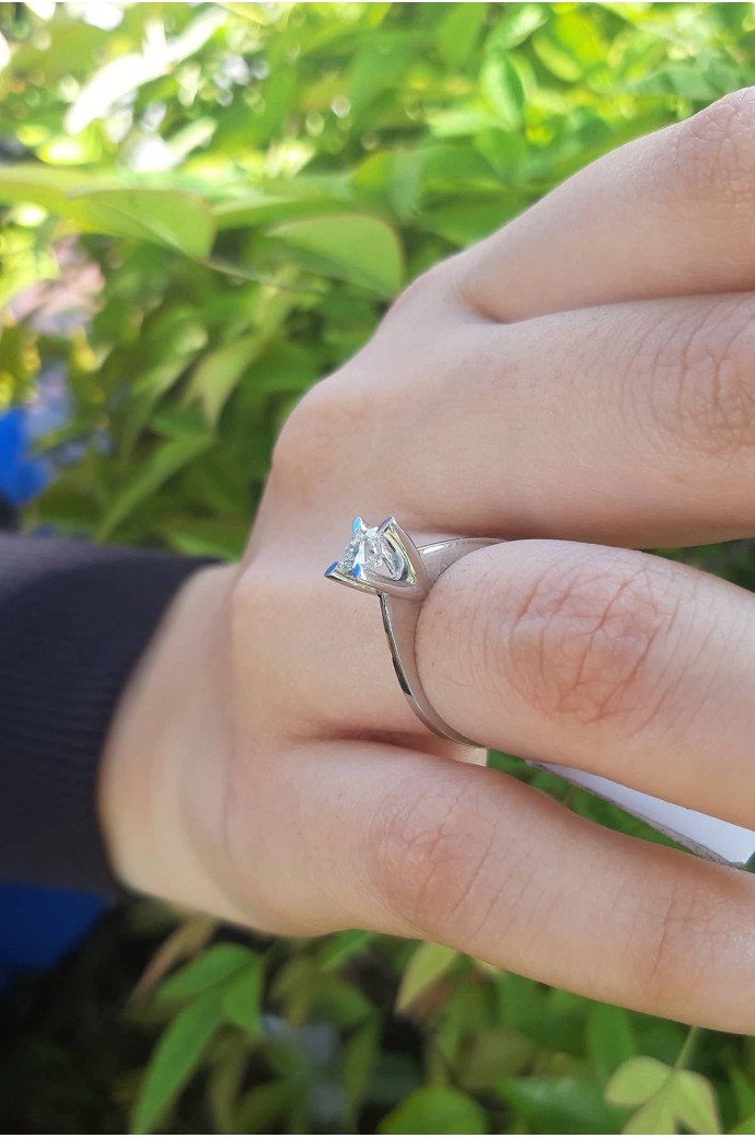 Tektaş Pırlanta Yüzük 0,29 Karat 