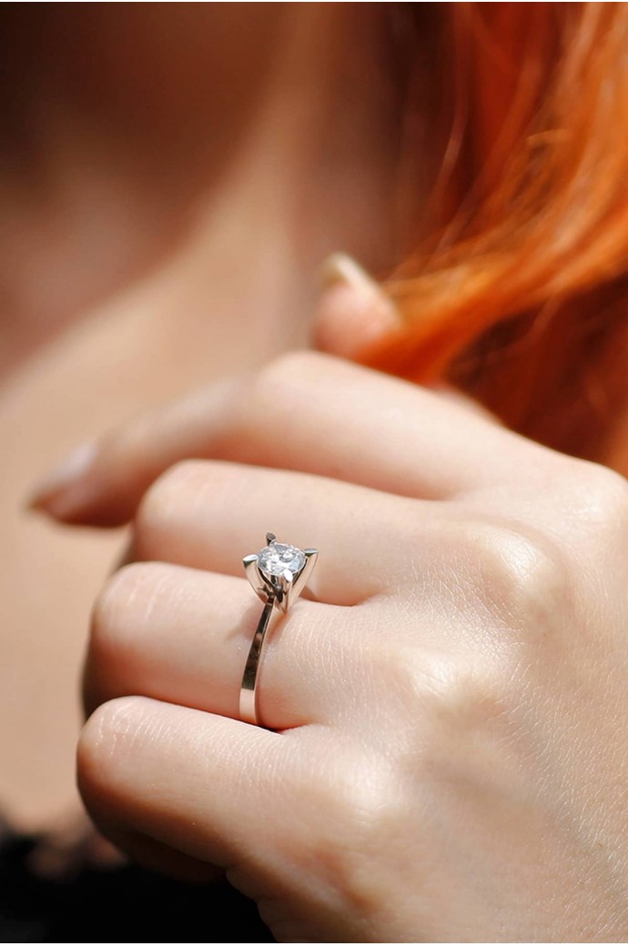 Tektaş Pırlanta Yüzük 0,40 Karat 