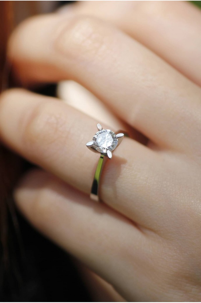 Tektaş Pırlanta Yüzük 0,40 Karat 