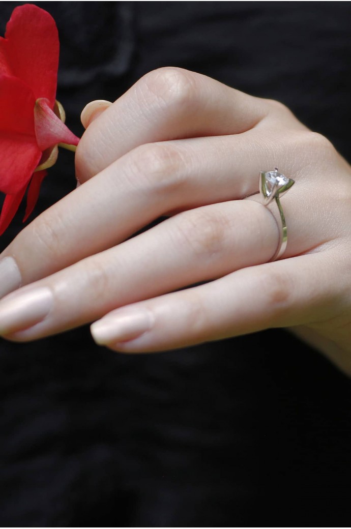 Tektaş Pırlanta Yüzük 0,40 Karat 