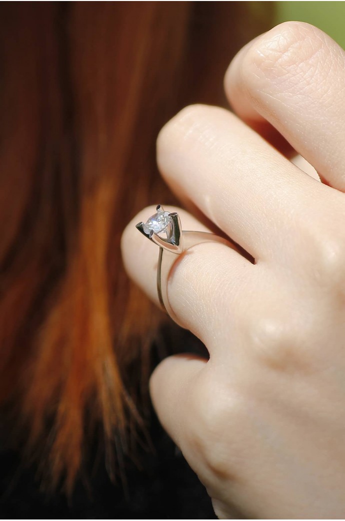 Tektaş Pırlanta Yüzük 0,40 Karat 