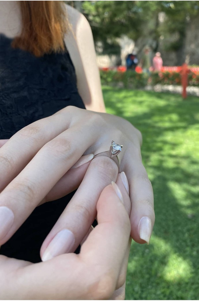 Tektaş Pırlanta Yüzük 0,40 Karat 